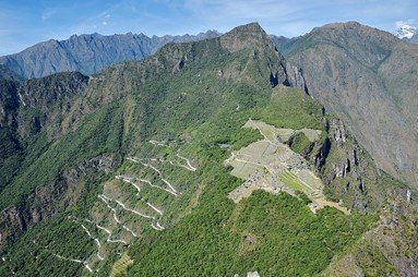 Machu Picchu Mountain vs Huayna Picchu Trail View
